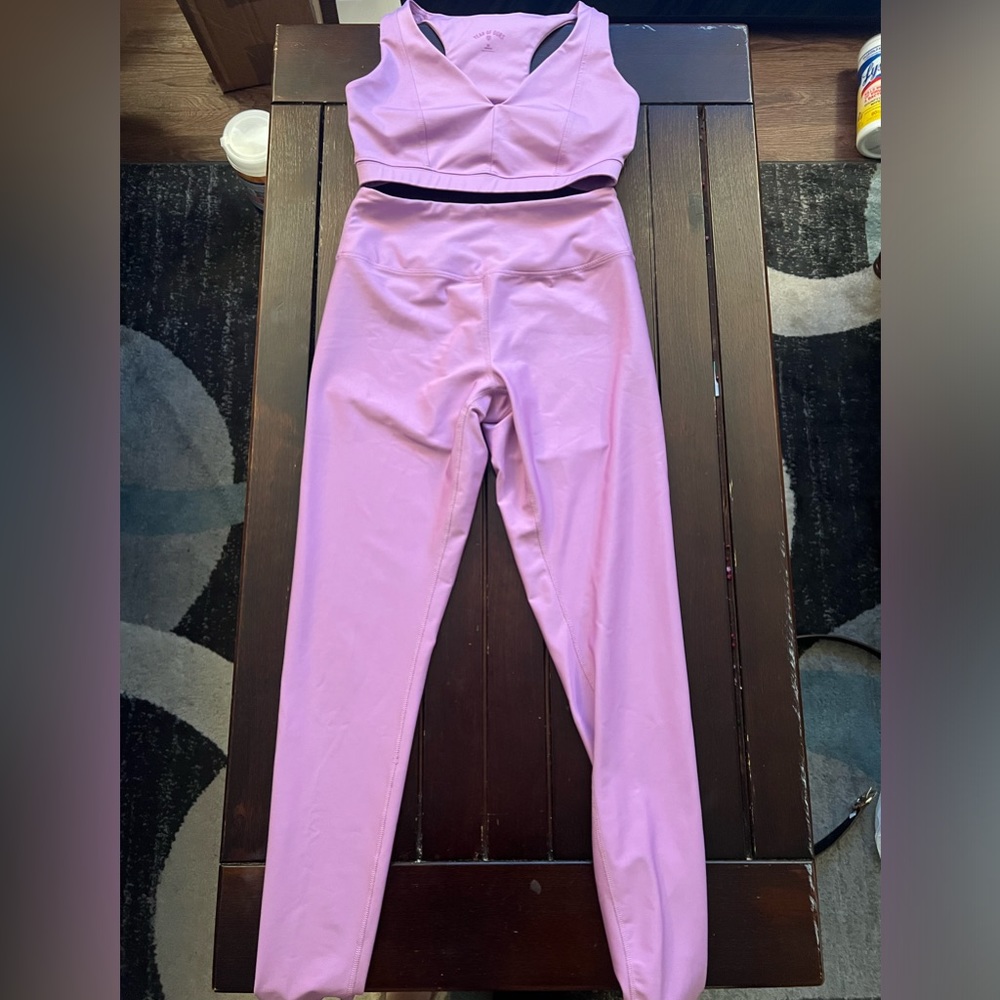 Years of Ours Medium Workout Set Purple/Lavender Set